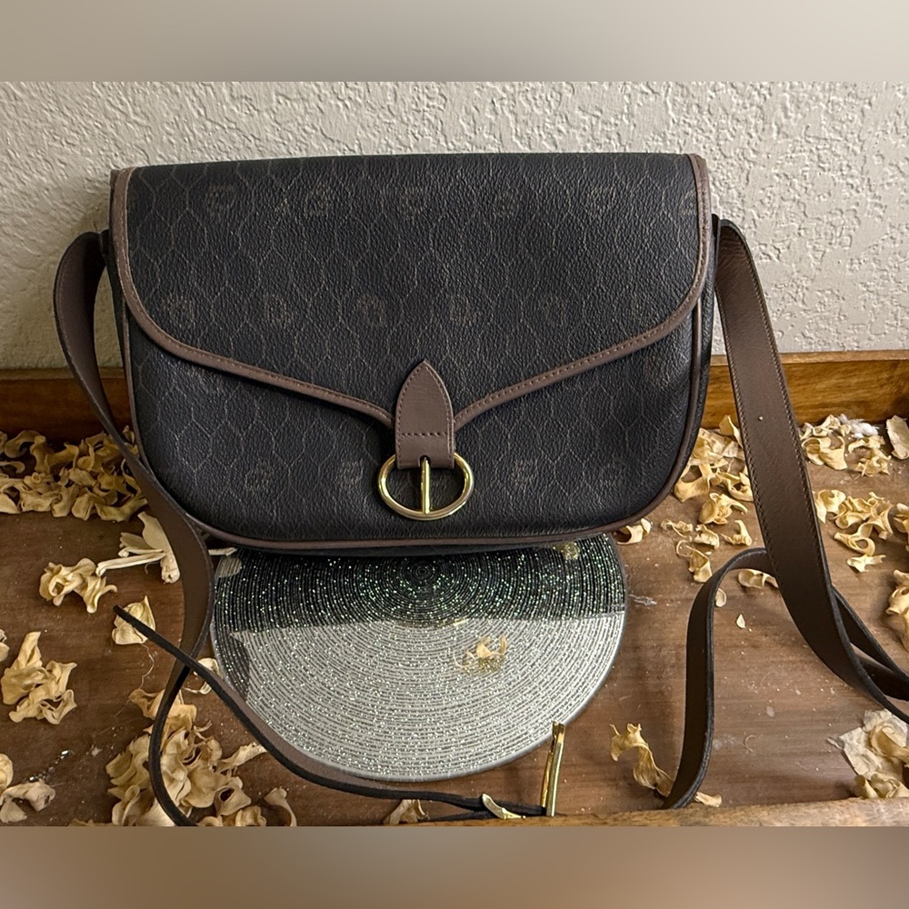 Christian Dior Vintage Bobby Dior Honeycomb Shoulder Bag